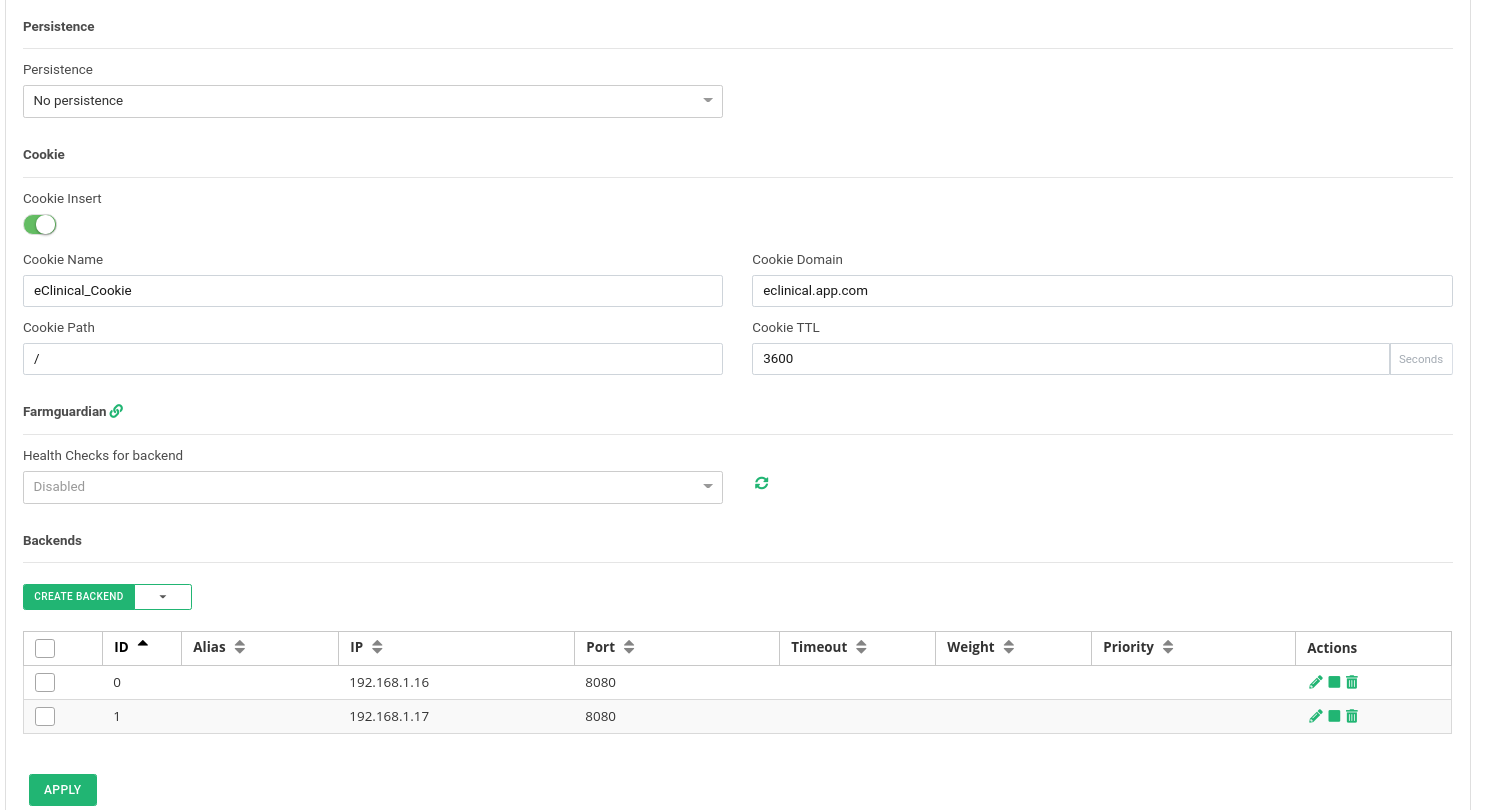 eClinical HTTP service