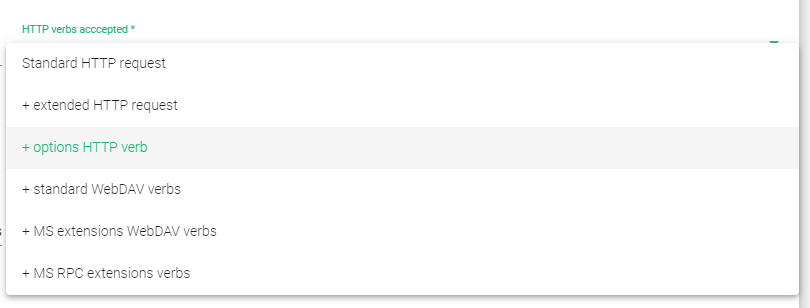 HTTPS Cipher Options