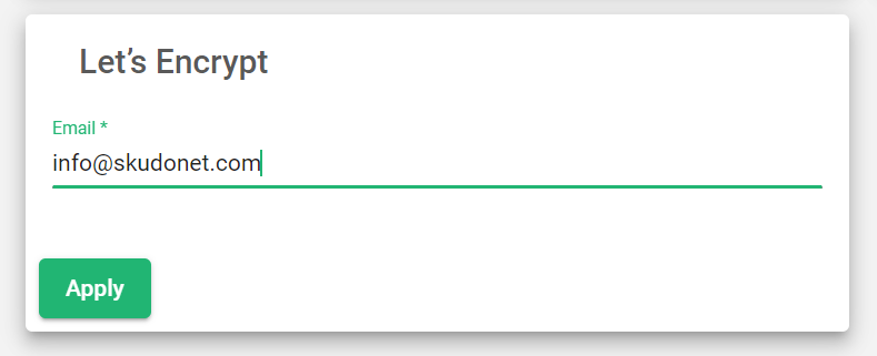 SNMP Service in SKUDONET