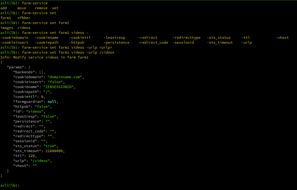 ZEVENET zcli autocompletion