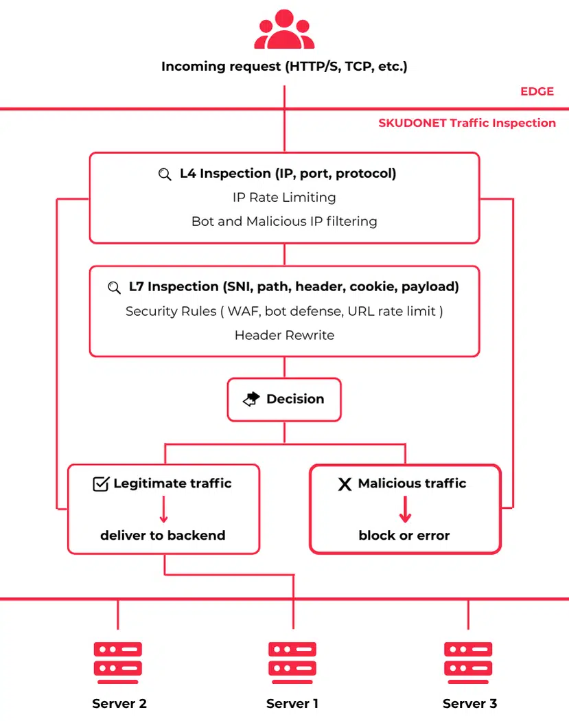 SKUDONET Network Traffic Inspection