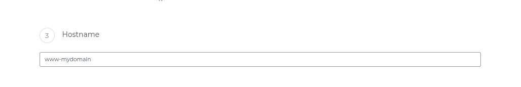 SkudoCloud Selected Hostname